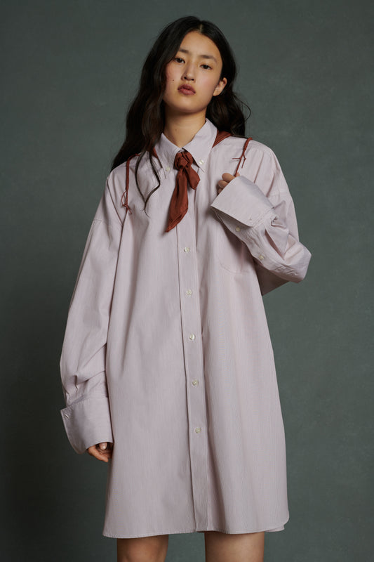 Robe Autriche - Marron/Écru - Coton - Femme