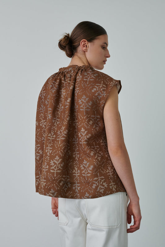 CAMISA TANGER MARRÓN