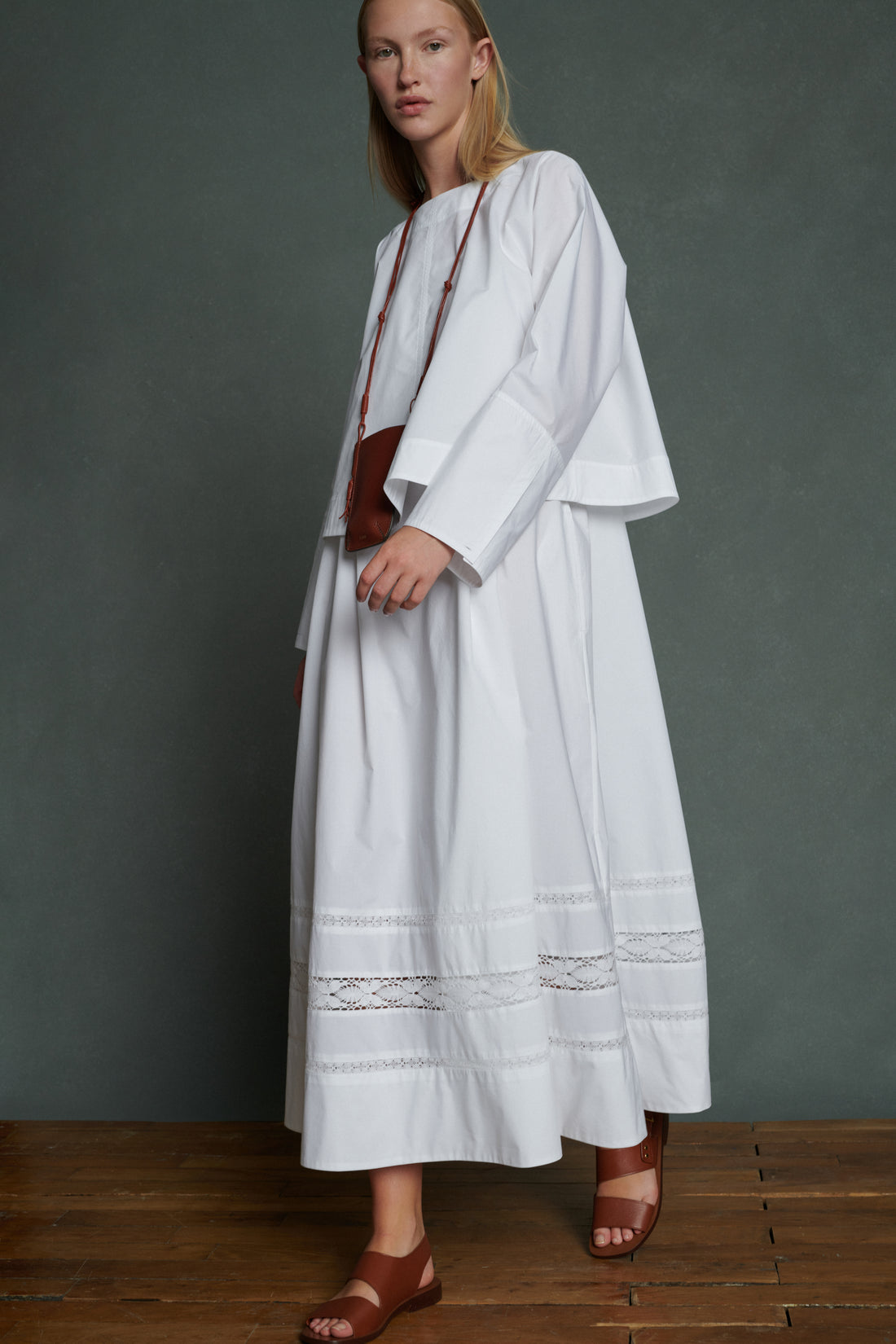 Robe Avignon - Blanc - Coton - Femme