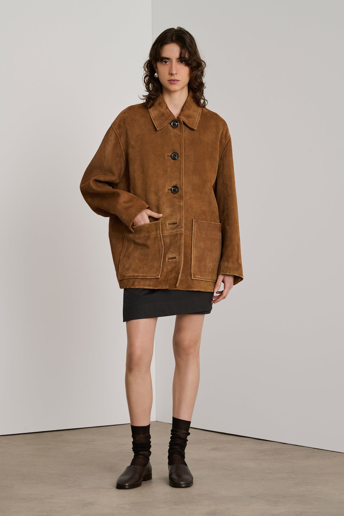 Veste Vincenzo - Naturel - Cuir - Femme vue 1