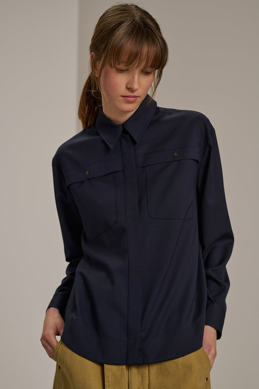 Chemise Carnac - Navy - Femme